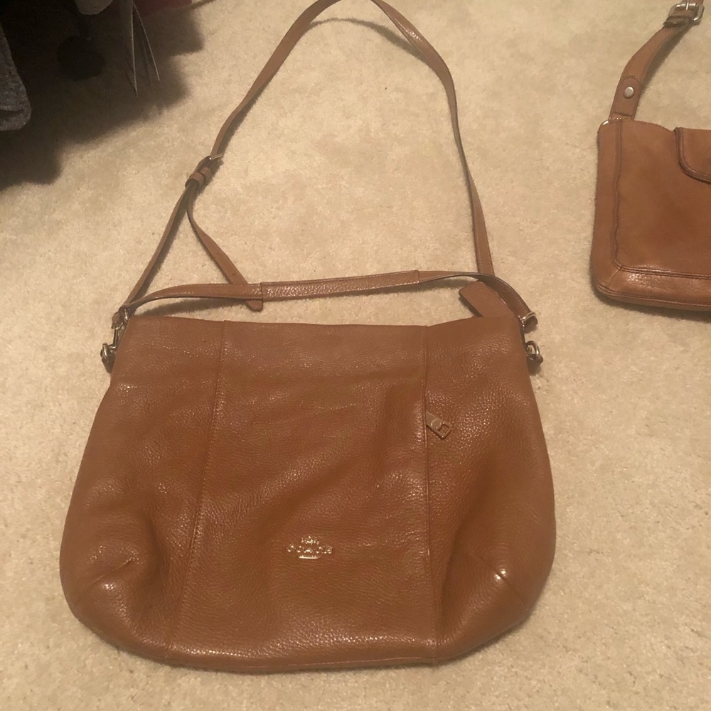 Coach leather purse.